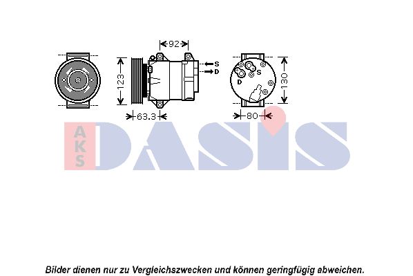 AKS DASIS Kompressor,kliimaseade 851560N